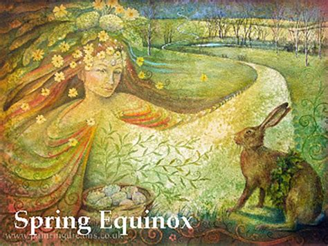 Spring equinox symbolism in pagan culture